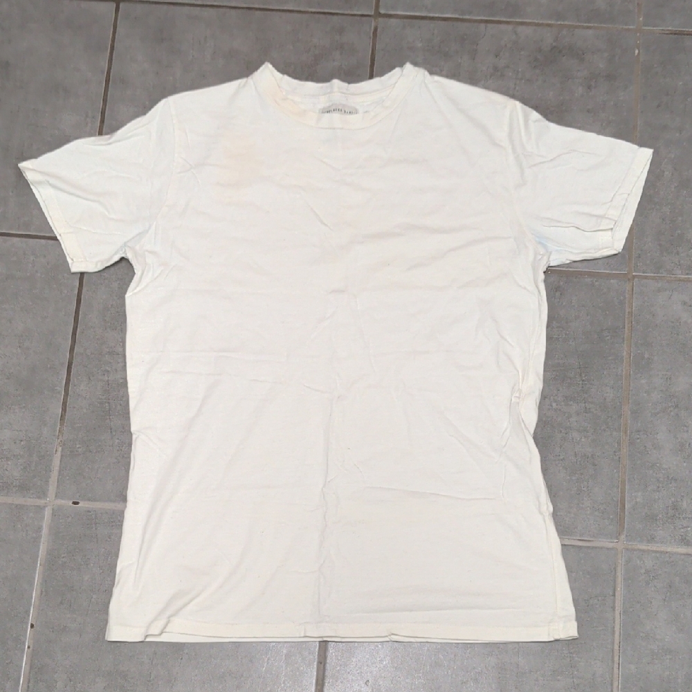 Men's Classic White Cotton-Cashmere Made In Italy T-Shirt